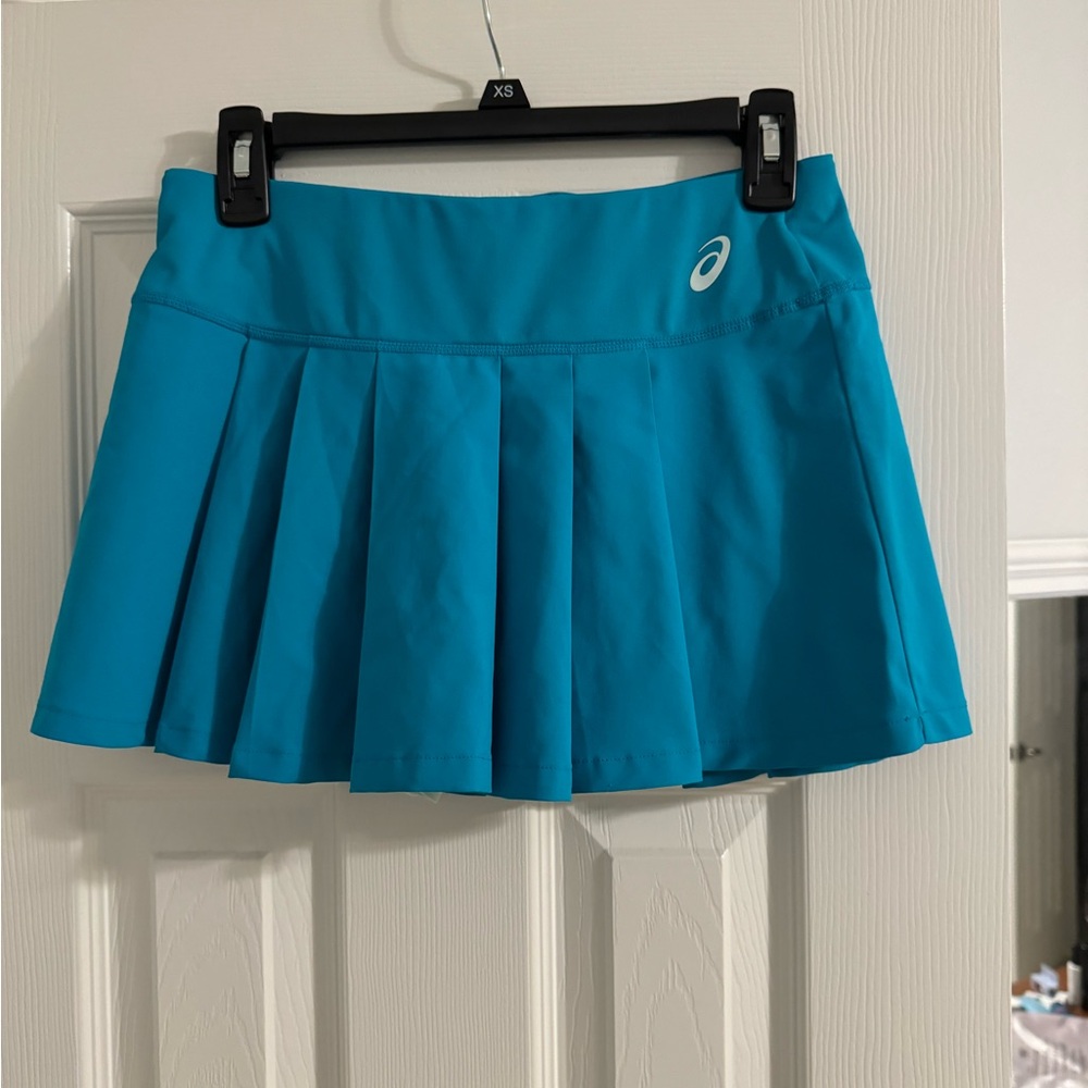 ASICS Teal Tennis Skirt, Size Small. Comfy and cute!